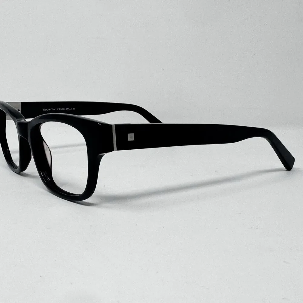 MODO 6016 BLK Black Handmade Eyeglass Frames 49-19-145 Japan